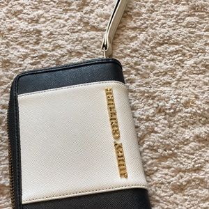 Authentic Juicy Couture black and white clutch